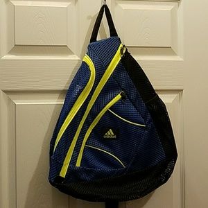 Adidas mesh sling backpack